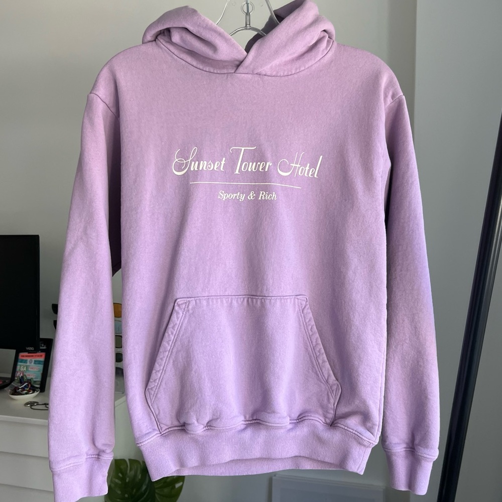 Sporty & rich sunset tower hotel hoodie